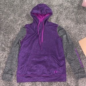 Purple and pink adidas hoodie
